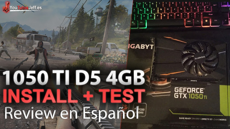 GTX 1050 TI D5 4GB Review Español + Instalacion - Test Far Cry 5 1080p ULTRA