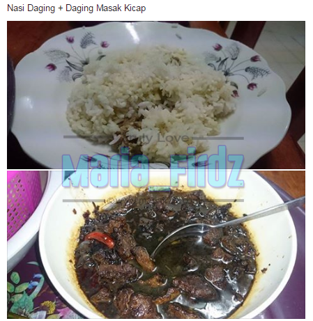 Nasi Daging Dan Daging Masak Kicap Versi Menu Dalam Pantang! Nasi Daging Dan Daging Masak Kicap Versi Menu Dalam Pantang!