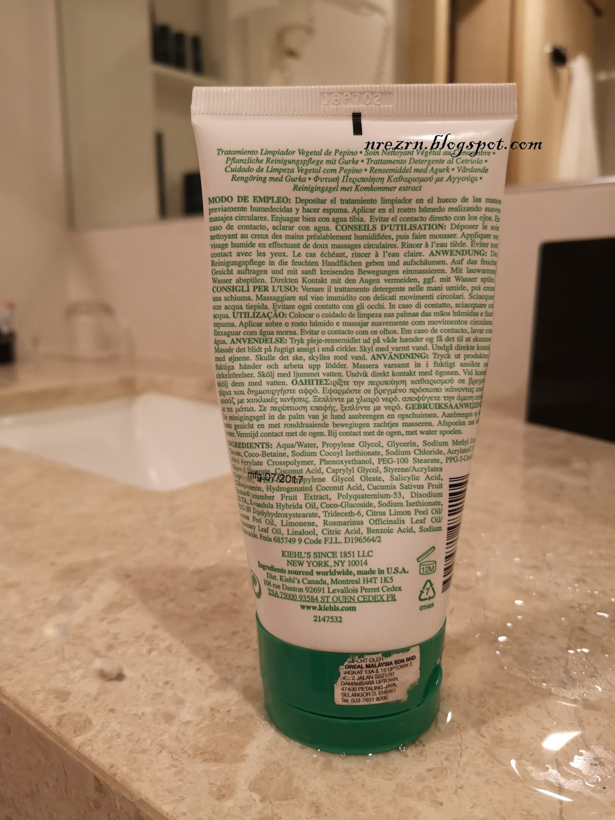 Skincare KIEHL's Cucumber Herbal Conditioning Cleanser Review