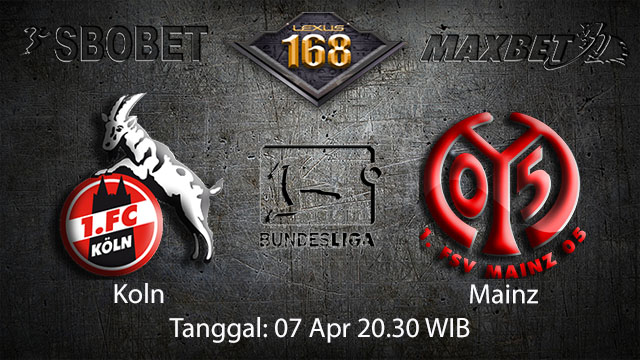 BOLA88 - PREDIKSI TARUHAN BOLA KOLN VS MAINZ 7 APRIL 2018 ( GERMAN BUNDESLIGA )