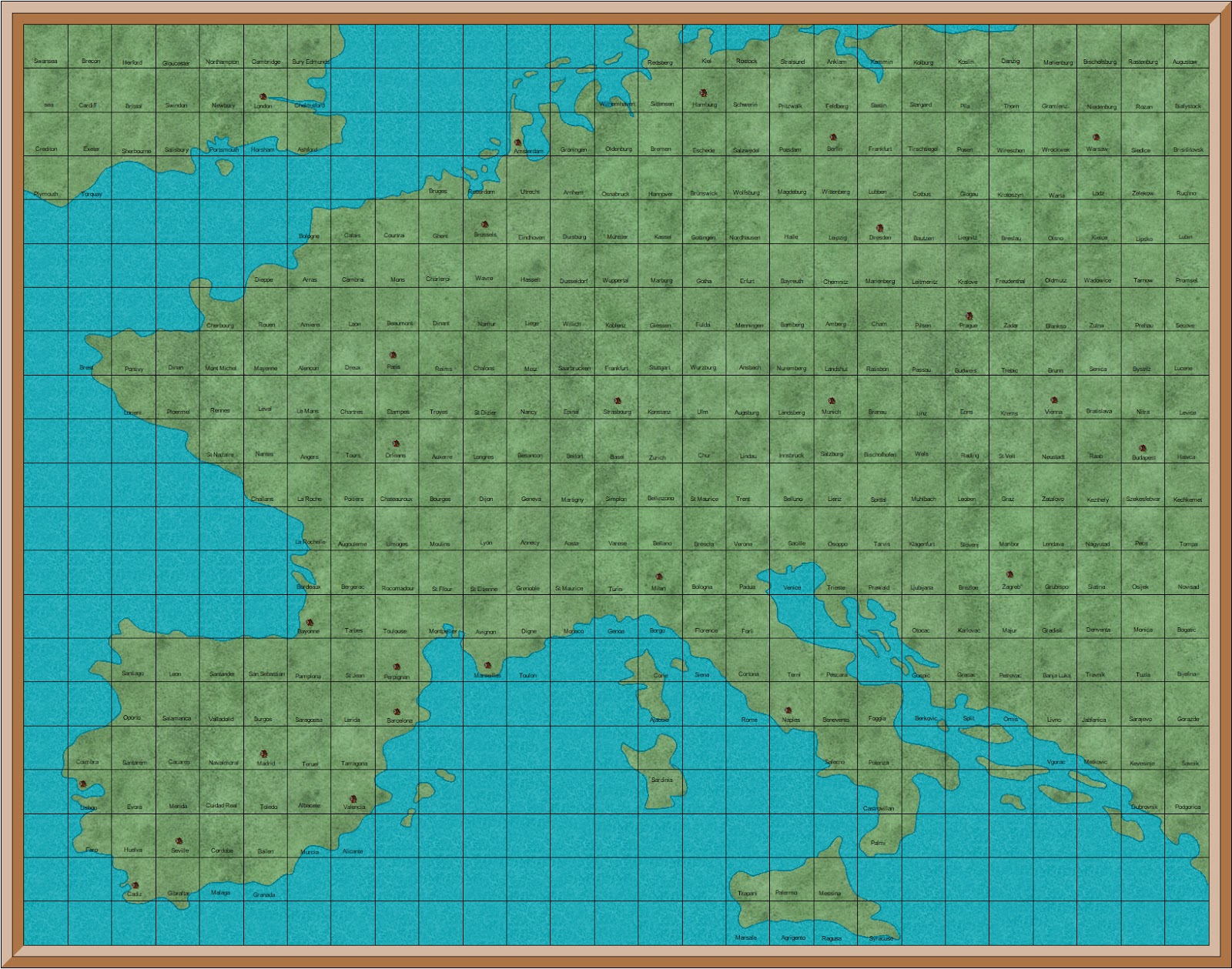 Napoleonic Wargaming New Campaign Map Of Spain