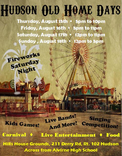 Hudson NH Old Home Days: Mark Your Calendar!