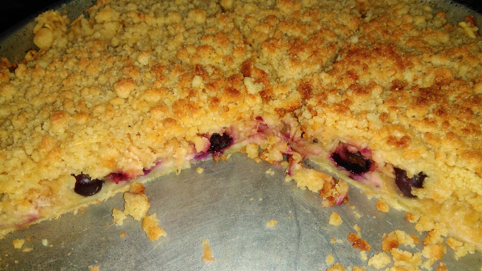 Recettes Maison De Nabia Tarte Crumble Pommes Myrtilles