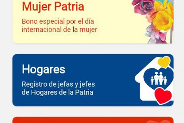 Registro en patria.org.ve Bono Día de la mujer Registro en patria.org.ve Bono Día de la mujer