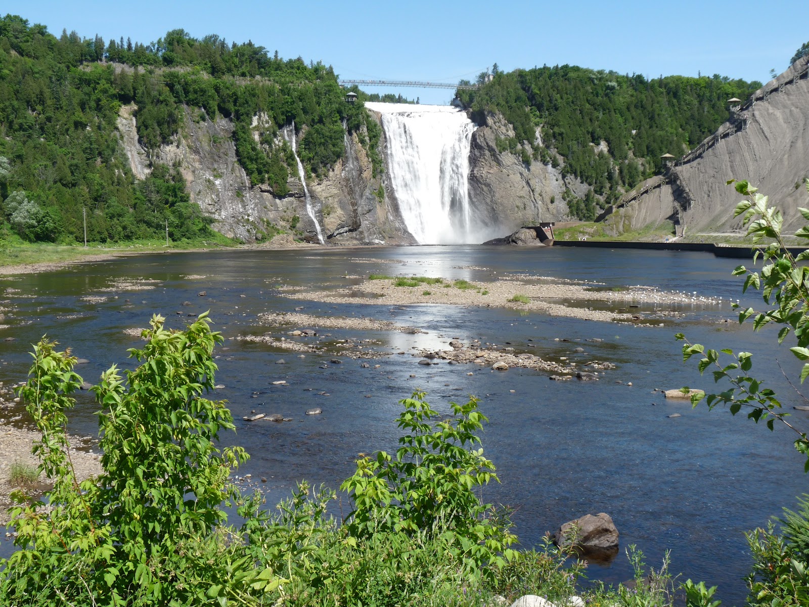 En Route Pour Le CANADA: Côte de Beaupré : Chute Montmorency et Canyon ...
