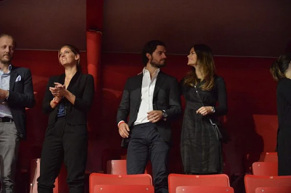 Princess Sofia Hellqvist of Sweden and Prince Carl Philip of Sweden attended a charity concert in Stockholm