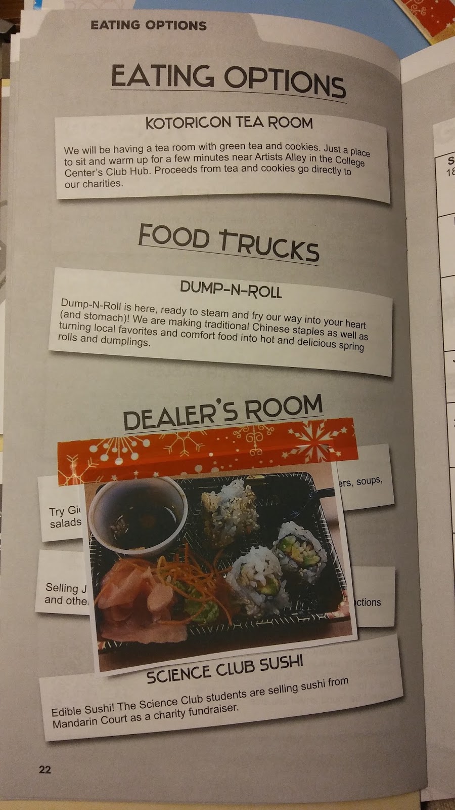 making an event program