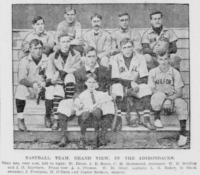 Baseball Nuggets Baseball Team, Grand View, In The Adirondacks.