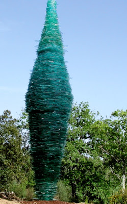 Energy - glass sculpture at the Chianti Sculpture Park