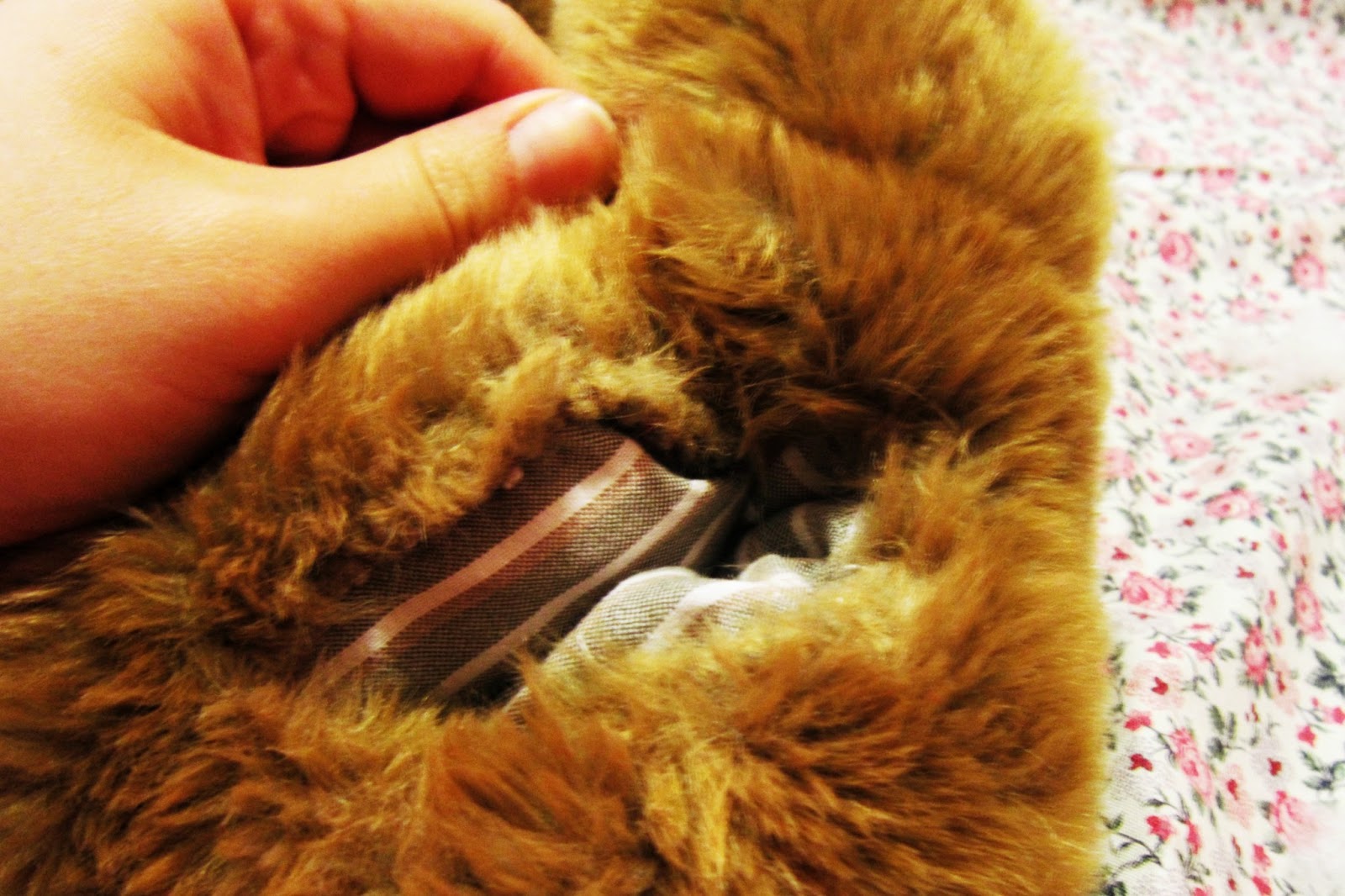 Miss Yellow Shoes How to turn a stuffed animals into a puppet