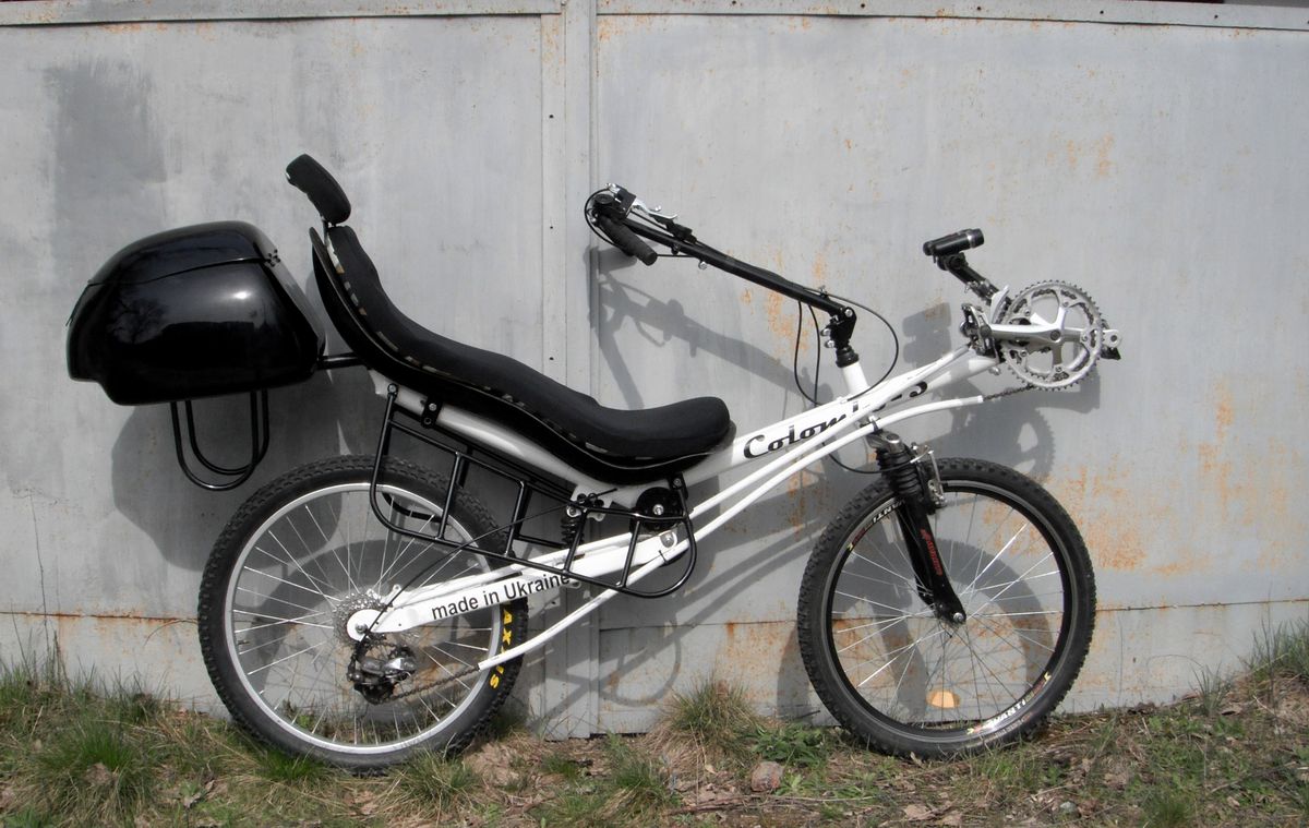 Recumbent bike arrangement, 8 configurations build your own HPV!