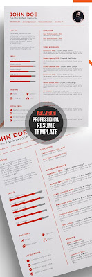 Download 20 Template CV Format Word Gratis - Free Professional Resume Template Design