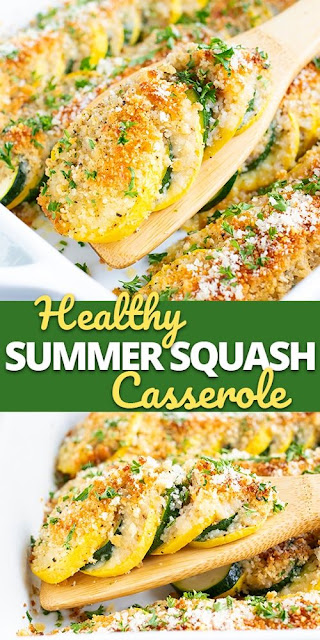 Healthy Summer Squash Casserole Healthy Summer Squash Casserole