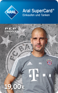 36809 weiss FC Bayern München 2015/16-27  David Alaba Aral SuperCard 