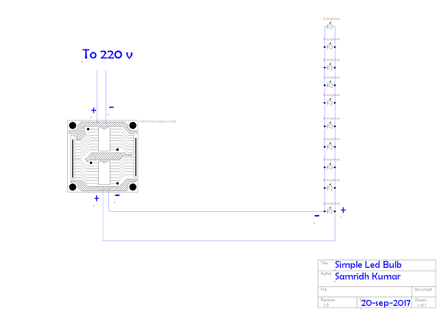 How to make a Simple Led Bulb at home ( 220 v ) Ultra bright