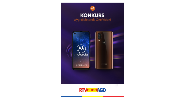 Do wygrania Motorola One Vision 4/128GB DS (brązowy) Konkurs