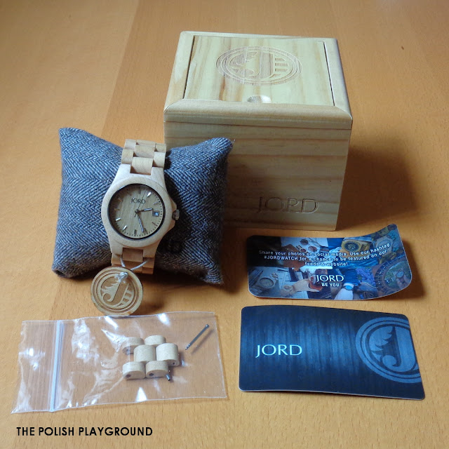 Jord Wood Watch Ely Series in Maple Review and Nail Art