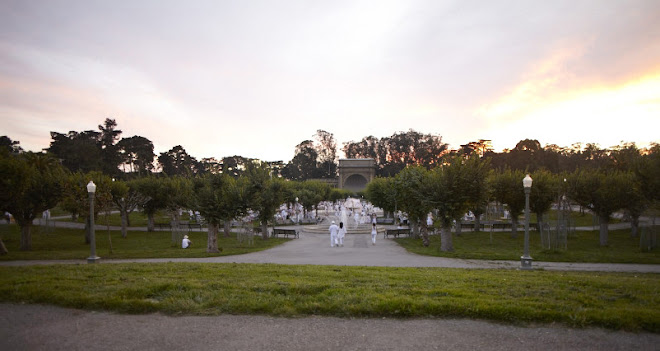 Le Diner a San Franicsco. A pop up picnic in white.