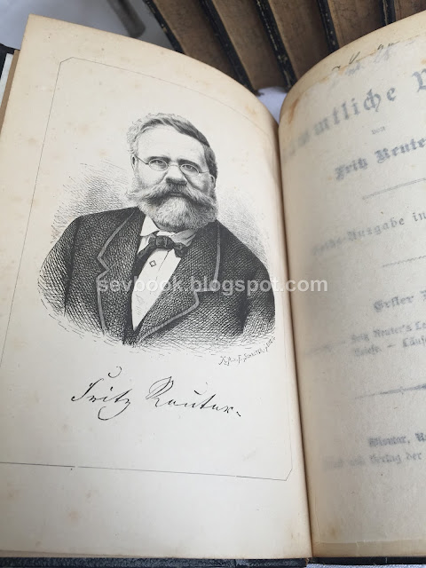 Sämtliche Werke von Fritz Reuter, 1878, Volksausgabe in 7 Bänden