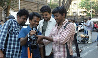 AJ Murugadoss, Vijay at Thuppaki Shooting Spot Gallery