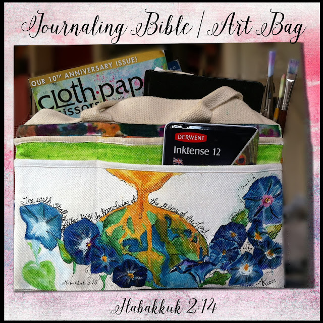 . Steps in the Journaling Bible Journey My Mixed Media Art Bag!