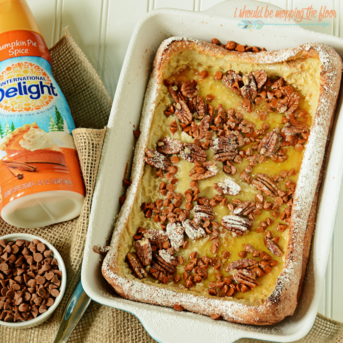 Pumpkin and Pecan Dutch Baby Pancake | Easy and FUN show-stopping fall breakfast!