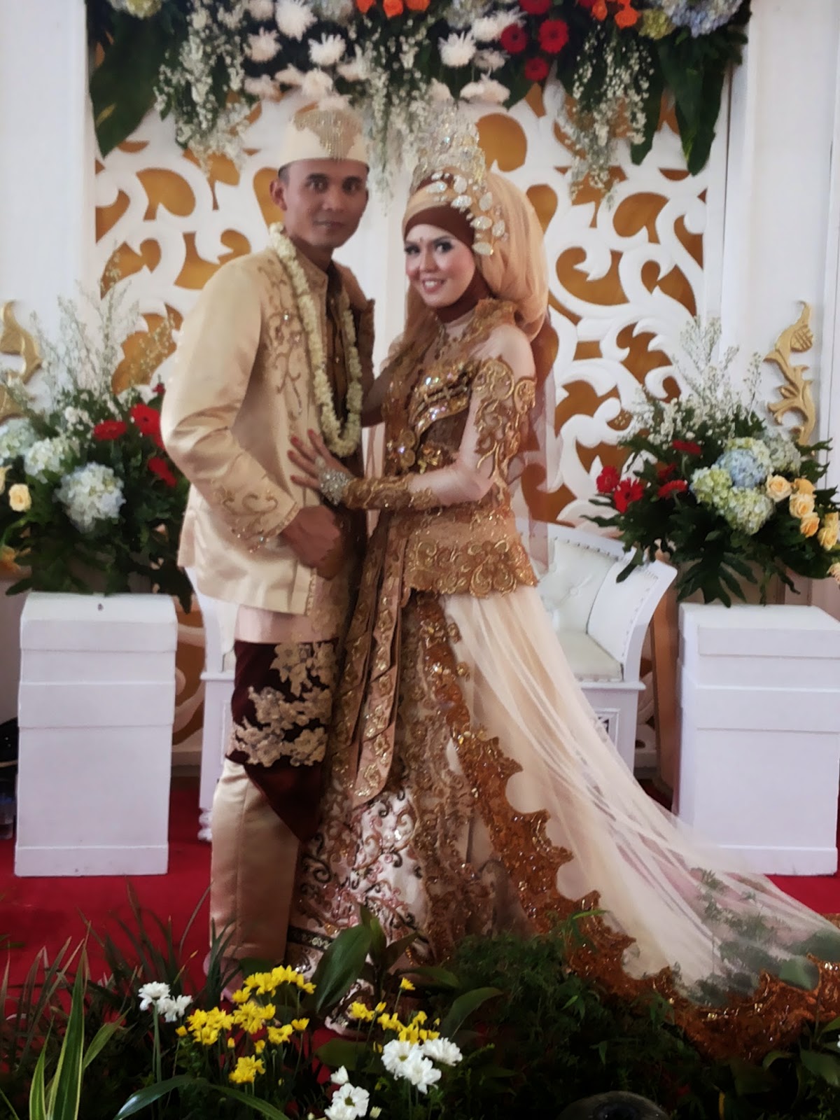 Kebaya for Muslim Wedding Traditional Dress in Indonesia