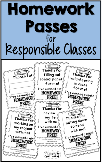 Homework Passes for Responsible Classes Creating a classroom culture with responsible students. Ideas for building the character trait responsibility into daily classroom tasks.