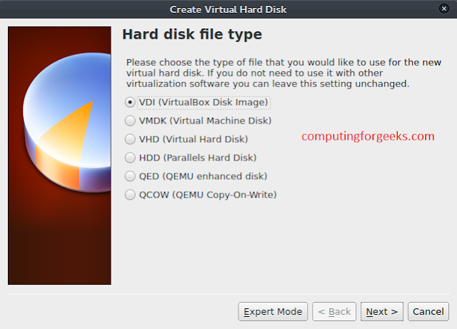 How To Add Extra Hard Disk to VirtualBox VM and set Automount 3 create hard disk 3