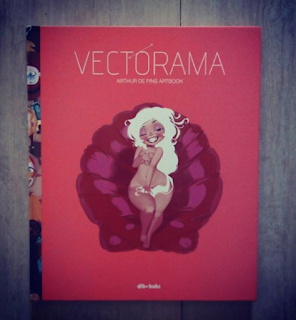 Vectorama artbook de Arthur de Pins, recopilatorio ilustración vectorial y comic