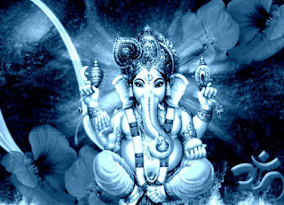 Good Morning Ganesha in Blue