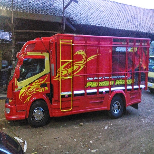 Modifikasi truk  canter banyuwangi jepara jawa timur 