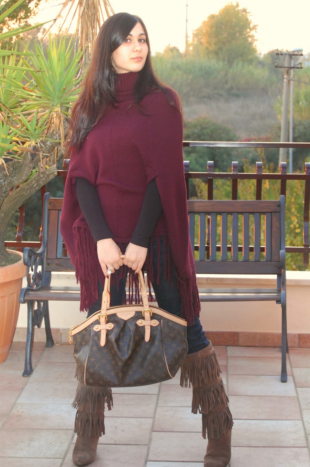 in the jungle of fashion: Poncho + Fringe yes, but only with Louis Vuitton! # 2