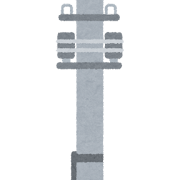 電柱のイラスト(1本)