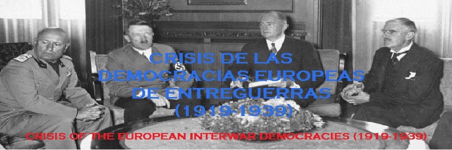 Crisis de las democracias europeas de entreguerras (1919-1939)