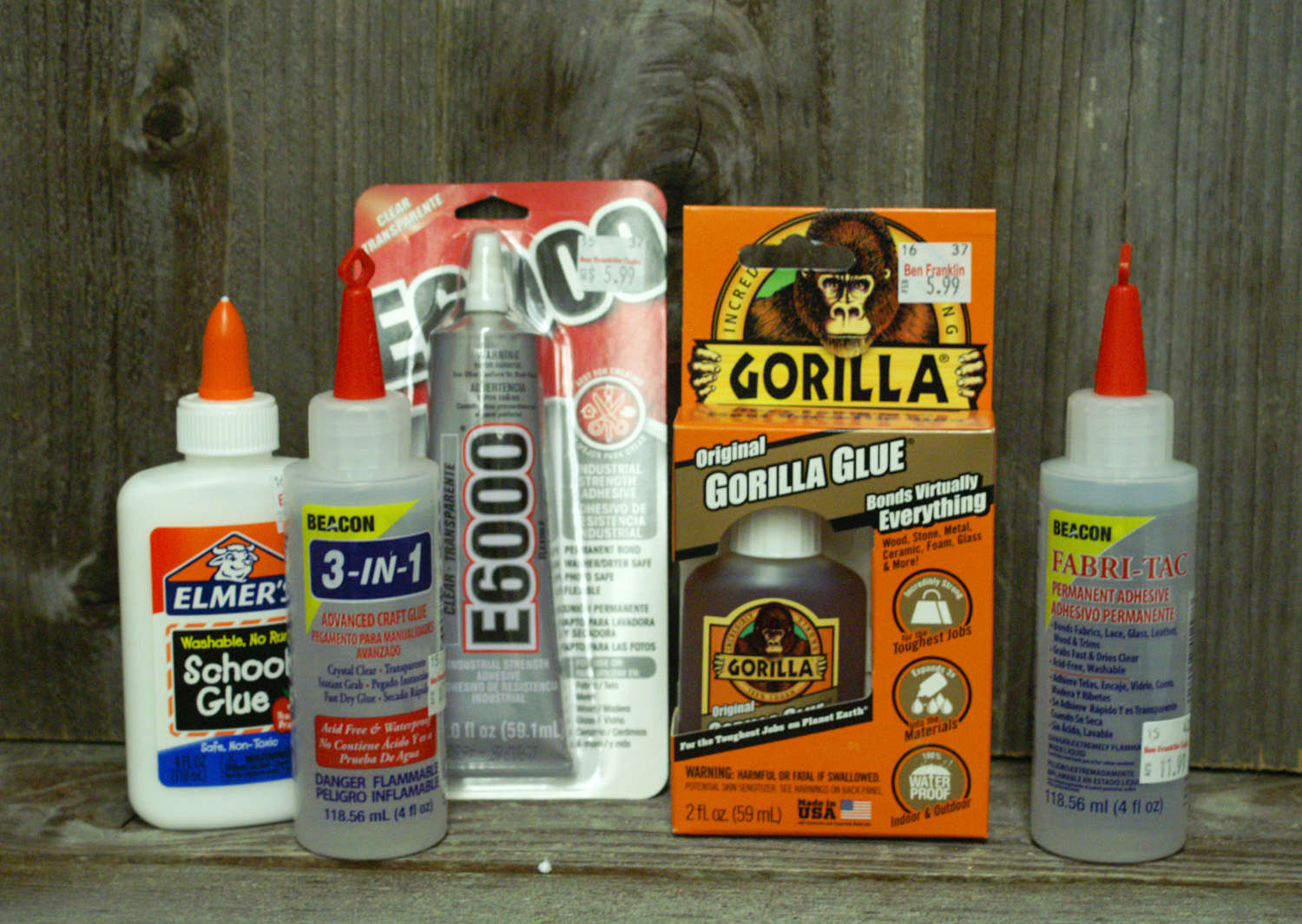 All-Craft Multi Glue - Low Odor Craft Glue That Dries Clear & Fast