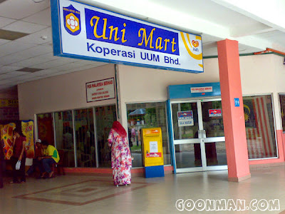 Varsity mall at University Utara Malaysia, UUM