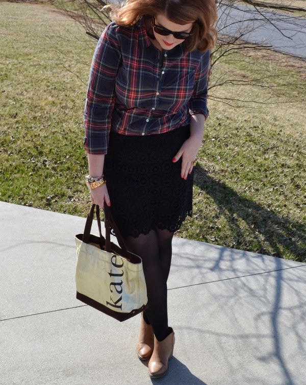 My Style: Plaid & Crochet | Julie Leah | A Southern Life and Style Blog