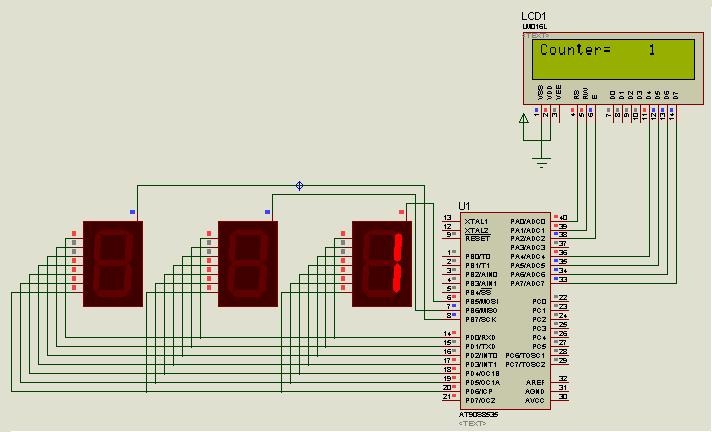 Technologination: Tutorial Seven Segment dengan CodeVision AVR