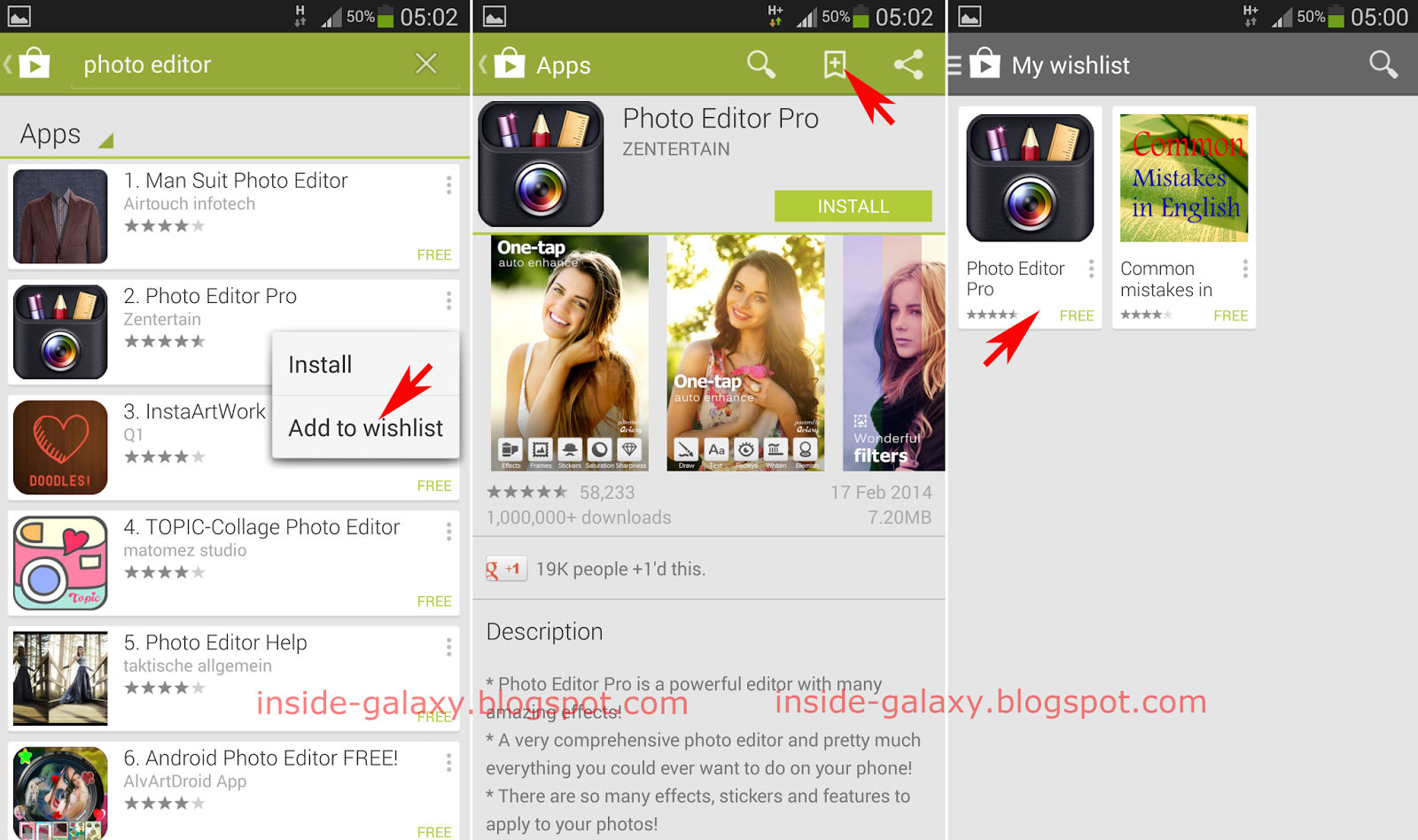 play store galaxy wearable
