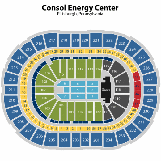 Ppg Paints Arena Concert Seating Chart