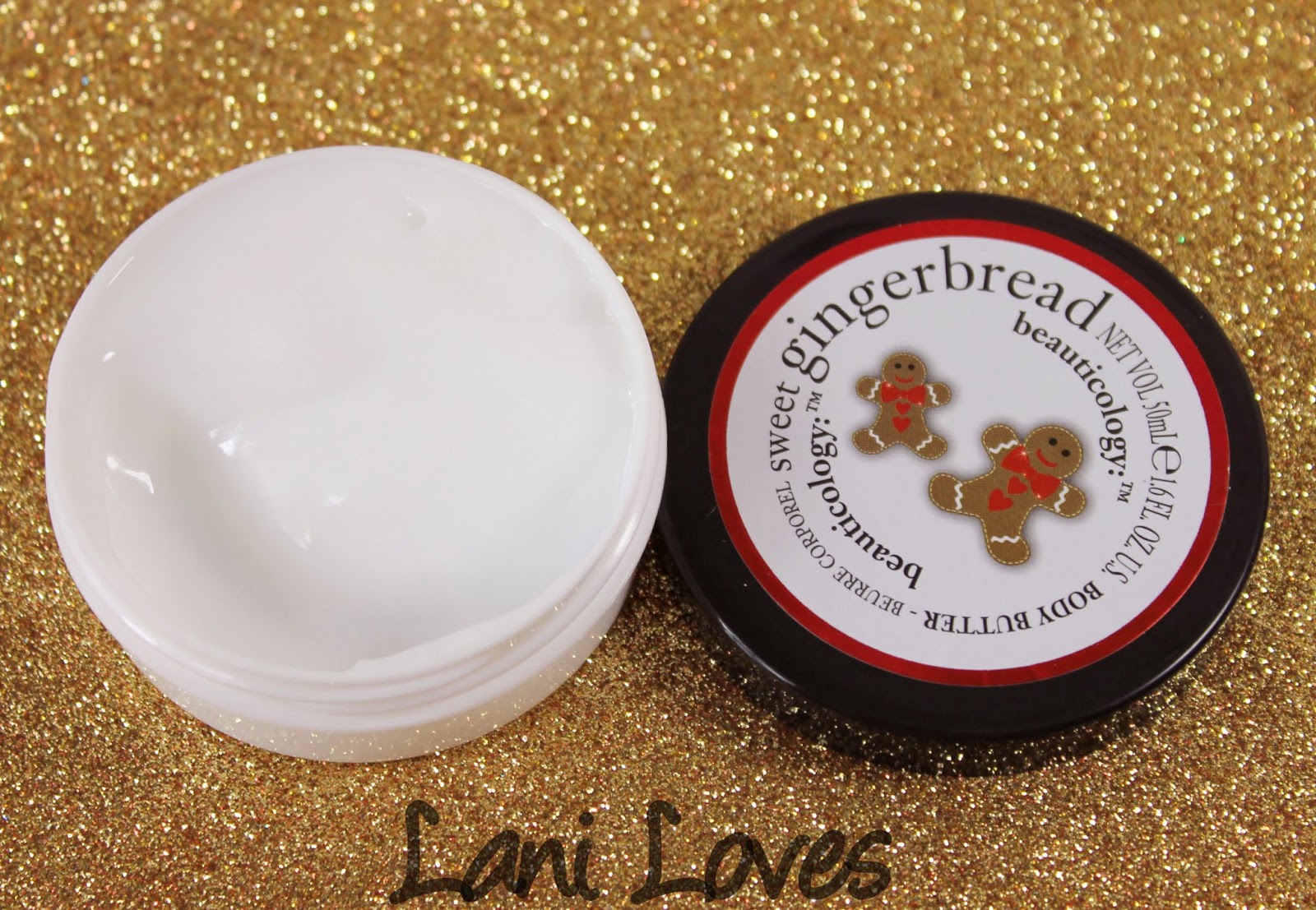 Beauticology Gingerbread Man Set - Hot Chocolate Lip Balm and Sweet Gingerbread Body Butter Photos & Review