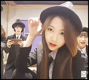 오마이걸 지호.gif | 인스티즈