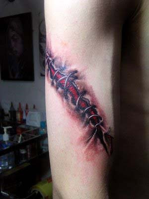 3D Tattoo on Forearms
