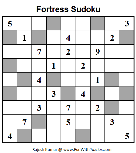 Fortress Sudoku (Daily Sudoku League #67)