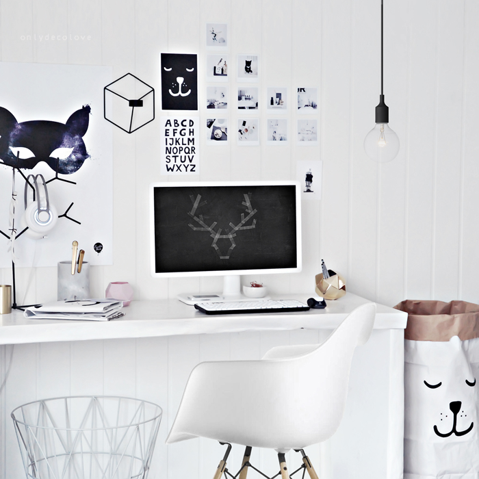 Sunday work from the bright home office - Only Deco Love