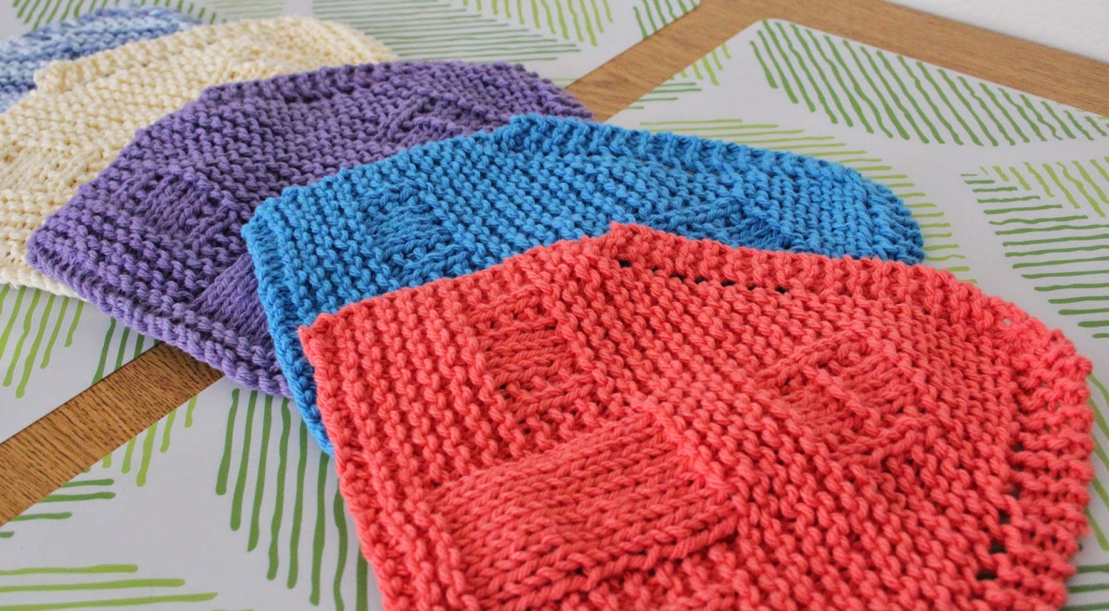 Knit House Dishcloths in Printable House Gift Boxes The Fuzzy Square