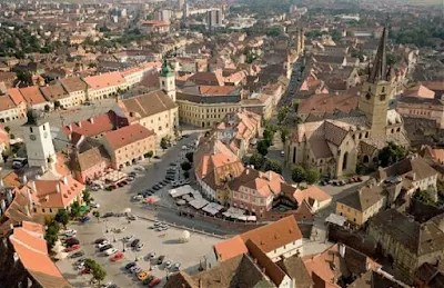 Sibiu - Centru Vechi - Vedere Aeriana
