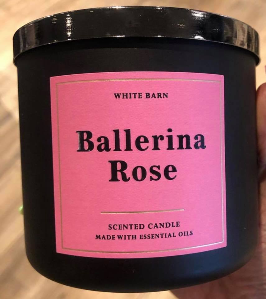 Life Inside the Page Bath & Body Works White Barn Rose Test Candle