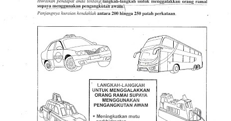 Laman Bahasa Melayu Spm Ulasan Soalan Karangan Berpandu Spm 2018